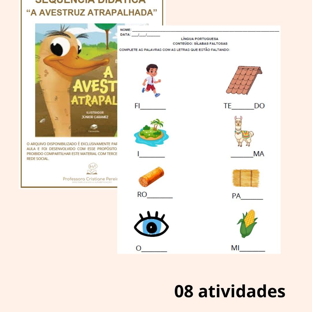 Sequência didática - A avestruz atrapalhada